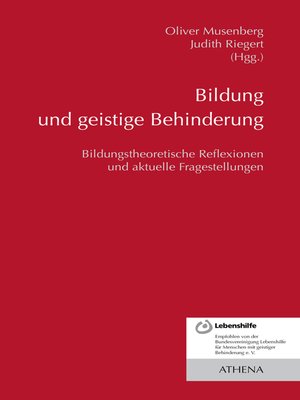 cover image of Bildung und geistige Behinderung